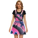 Violet Birds Apron Dress