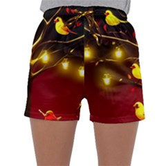Women s Satin Sleepwear Shorts 