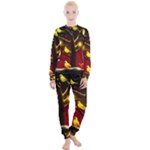 Yellow Birds Red Sky Women s Lounge Set