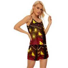 Satin Pajama Short Set 