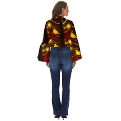 Boho Long Bell Sleeve Top 