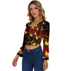 Long Sleeve V-Neck Top 