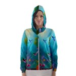 Through the Window Women s Hooded Windbreaker