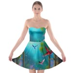 Through the Window Strapless Bra Top Dress