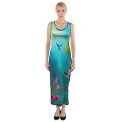 Fitted Maxi Dress 