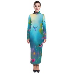Turtleneck Maxi Dress 