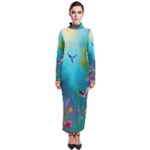 Through the Window Turtleneck Maxi Dress