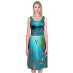 Through the Window Midi Sleeveless Dress