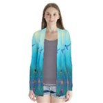 Through the Window Drape Collar Cardigan