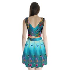 Split Back Mini Dress  
