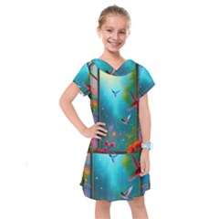 Kids  Drop Waist Dress 