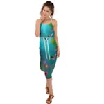 Through the Window Waist Tie Cover Up Chiffon Dress