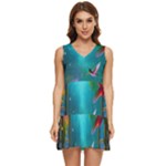 Through the Window Tiered Sleeveless Mini Dress