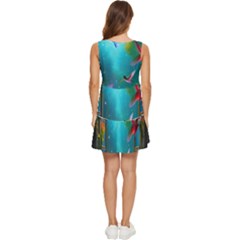 Tiered Sleeveless Mini Dress 