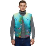 Through the Window Men s Button Up Puffer Vest	