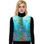 Through the Window Women s Button Up Puffer Vest
