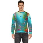 Through the Window Men s Fleece Sweatshirt