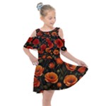 Repeating Patte C4ecc Repeating Patte 9bff2 Kids  Shoulder Cutout Chiffon Dress