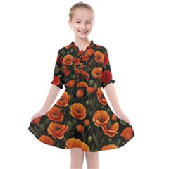 Kids  All Frills Chiffon Dress 