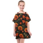 Repeating Patte C4ecc Repeating Patte 9bff2 Kids  One Piece Chiffon Dress