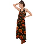 Repeating Patte C4ecc Repeating Patte 9bff2 V-Neck Chiffon Maxi Dress