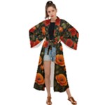 Repeating Patte C4ecc Repeating Patte 9bff2 Maxi Kimono