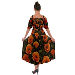 Shoulder Straps Boho Maxi Dress  