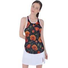 Racer Back Mesh Tank Top 