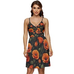 V-Neck Pocket Summer Dress  