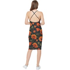 Bodycon Cross Back Summer Dress 