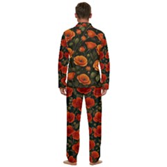 Men s Long Sleeve Velvet Pocket Pajamas Set 