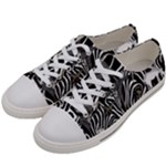 Abstract Zebra Women s Low Top Canvas Sneakers