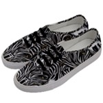 Abstract Zebra Men s Classic Low Top Sneakers