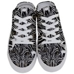 Abstract Zebra Half Slippers