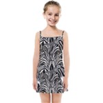 Abstract Zebra Kids  Summer Sun Dress