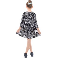 Kids  Quarter Sleeve Shirt Dress 
