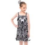 Abstract Zebra Kids  Overall Dress