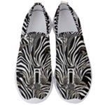 Abstract Zebra Men s Slip On Sneakers