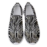 Abstract Zebra Women s Slip On Sneakers