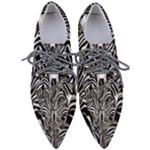 Abstract Zebra Pointed Oxford Shoes