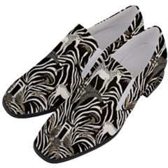 Women Slip On Heel Loafers 
