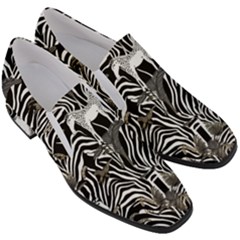 Women Slip On Heel Loafers 