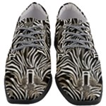 Abstract Zebra Women Heeled Oxford Shoes