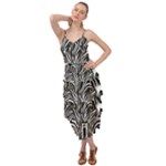 Abstract Zebra Layered Bottom Dress