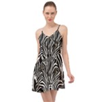 Abstract Zebra Summer Time Chiffon Dress