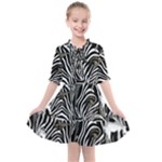 Abstract Zebra Kids  All Frills Chiffon Dress