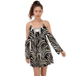 Abstract Zebra Boho Dress