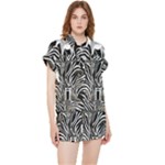 Abstract Zebra Chiffon Lounge Set
