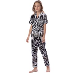 Kids  Satin Short Sleeve Pajamas Set 