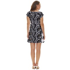 Short Sleeve Tiered Mini Dress 